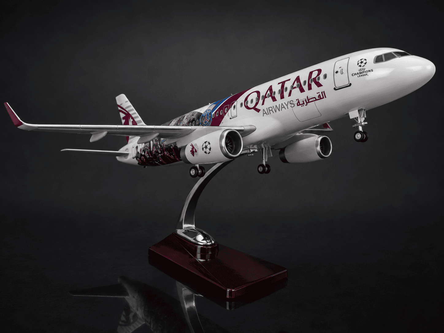 Airbus A320 Qatar PSG Livery edition League des champions 